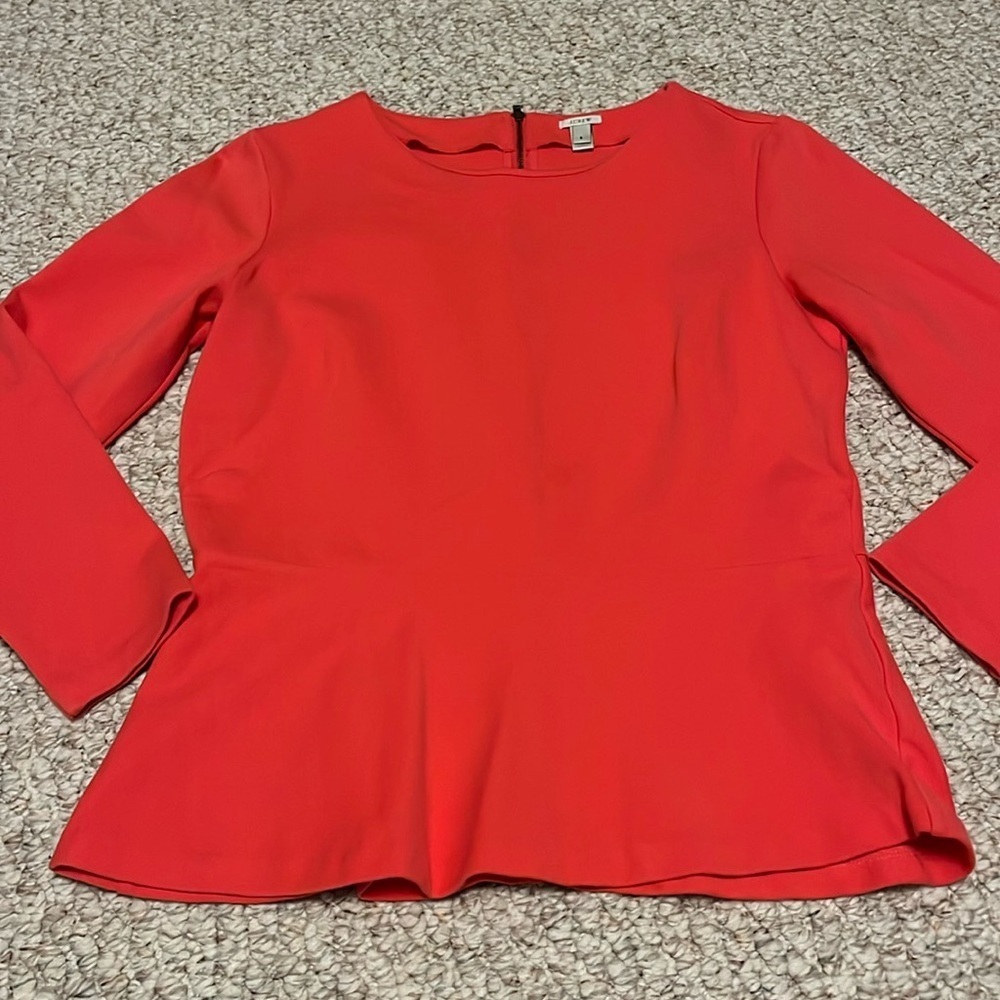 Jcrew peplum top